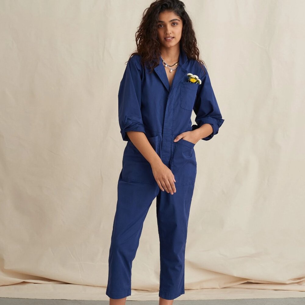 NWT Alex Mill Standard Long Sleeve Jumpsuit in Cotton Twill - Small